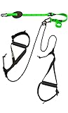 eaglefit Sling-Trainer Allround, Fitnessgerät, Schlingentrainer inkl. Umlenkrolle, Längenverstellung 90-310 cm, für Profis & Beginner, grün