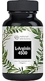 L-Arginin - 365 vegane Kapseln - 4500mg...