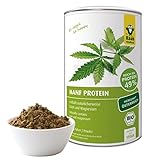 Raab Vitalfood Bio Hanf-Protein 500 g, rein pflanzlich, Protein-Pulver mit 49 % Protein, Hanf-Mehl, Eiweiß-Shake, vegan, glutenfrei, laborgeprüft