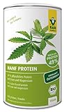 Raab Vitalfood Bio Hanf-Protein 500 g, rein pflanzlich, Protein-Pulver mit 49 % Protein, Hanf-Mehl, Eiweiß-Shake, vegan, glutenfrei, laborgeprüft