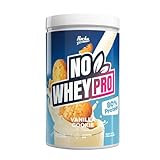 Rocka Nutrition NO WHEY PRO Vegan Protein | Pflanzliches Protein-Pulver mit 24 g Protein pro Portion, Aminosäuren & Vitamin B12 | 1 kg (Vanilla Cookie)