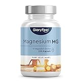 Magnesiumcitrat Hochdosiert - 200 vegane Kapseln - 1730mg Tri-Magnesium Dicitrat pro Tagesdosis für über 3 Monate - Laborgeprüft und ohne Zusätze in Deutschland hergestellt