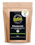 Biotiva Erbsenprotein-Pulver Bio 1kg - 83% Proteingehalt - 100% Erbsen-Proteinisolat - Höchste Bioqualität - Frei von Gluten, Soja und Laktose - Abgefüllt und kontrolliert in Deutschland (DE-ÖKO-005)