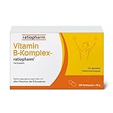 Vitamin B-Komplex-ratiopharm Hartkapseln: Kombipräparat zur gezielten Vitaminversorgung bei Mehrbedarf an B-Vitaminen, 120 Kapseln
