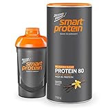 Dextro Energy Eiweißpulver Whey und Casein Protein inkl. Protein Shaker | 750g Vanille Proteinpulver ohne Zuckerzusatz | Ideal für Protein Pancake