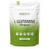 L-GLUTAMIN Pulver 500g Vegan - Neutral & hochdosiert Ultrapure ohne Zusatzstoffe - 99,95% natur rein - Fermentiertes L-Glutamine Powder Made in Germany - glutenfrei & laktosefrei