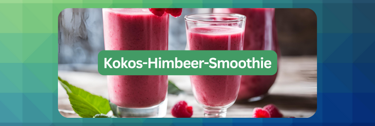 Kokos-Himbeer-Smoothie