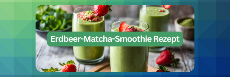 Erdbeer-Matcha-Smoothie Rezept